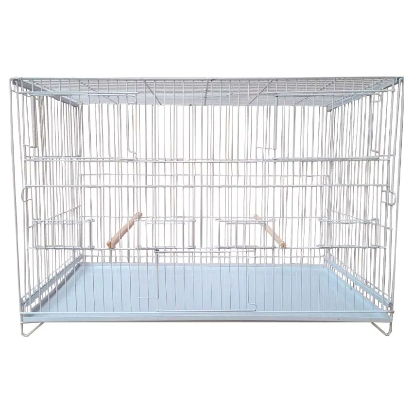 Gaiola criadeira de ferro em epóxi branca